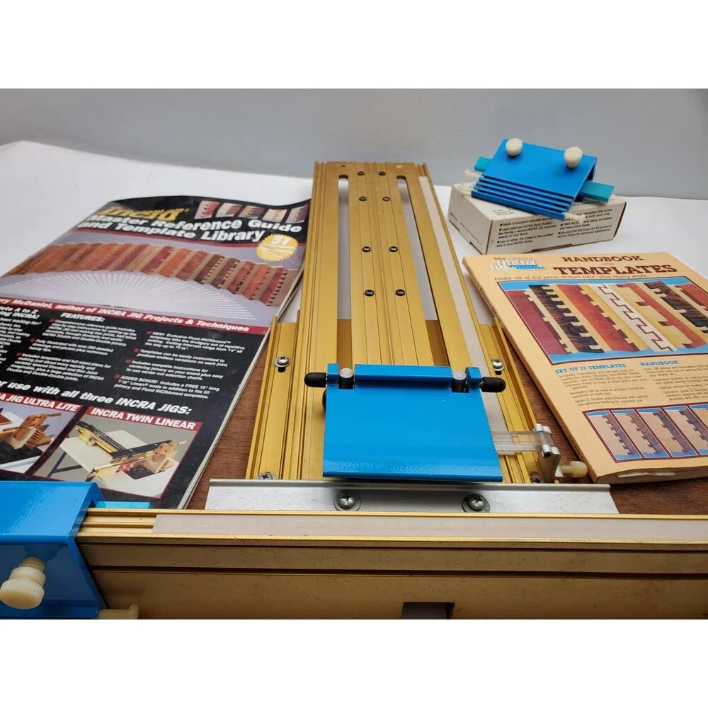 Incra Jig Fence Positioner Template Woodworking Router Dovetails Box Joint Books